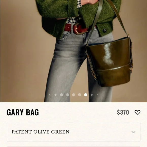 Sezane Gary black real leather bucket bag - Picture 10 of 11